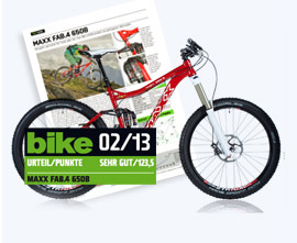 Bike Test 2013/02 MAXX FAB.4 650B Sehr Gut
